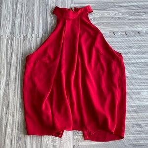 High Neck Tank Top Blouse